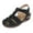 Black, variant on Wedge Sandals for Women Closed Toe Comfortable with Massage Function Outdoor Platform Sandals (C801-1, Black 38)