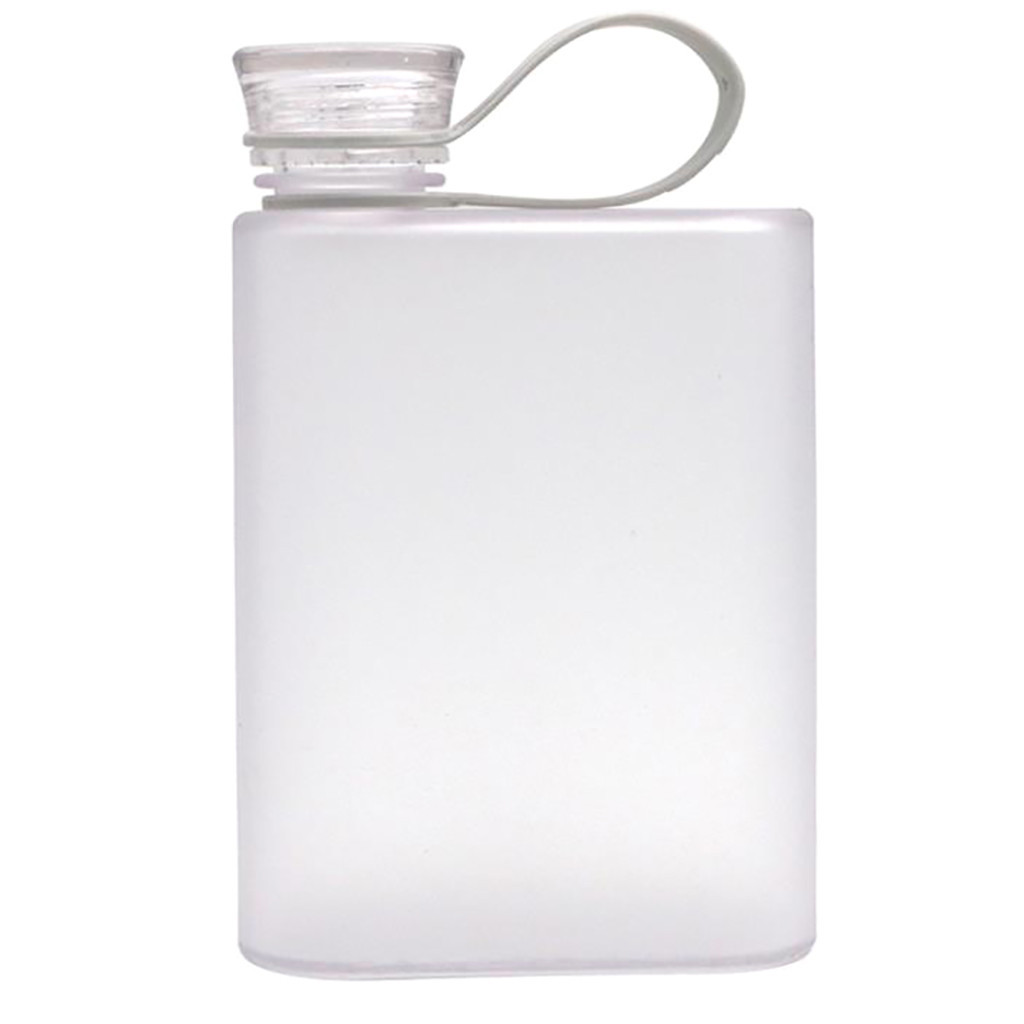 A5 The Flat Water Bottle That fits in Your Bag,Clear Reusable Slim Flat Water Bottle Portable - Fits in Pocket &Random Corner.Transparent Portable Cup for School,Sports, Travel, Dining Time - image 3 of 7