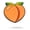 Peach, variant on NEW Pins & Aces Peach Golf Ball Marker