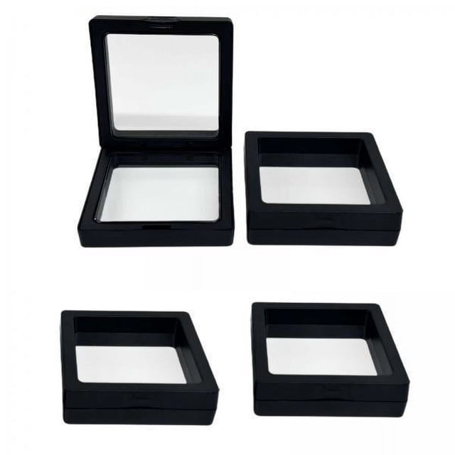GROWTH TANK 2X 4x Floating Display Case Jewelry Storage Box for Brooch Medal Specimens Chip