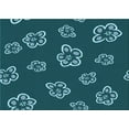 thumbnail image 1 of Ahgly Company Machine Washable Indoor Rectangle Transitional Medium Teal Green Area Rugs, 2' x 5', 1 of 7