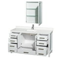 thumbnail image 2 of Wyndham Collection Wcs141460s-Qtz-Unsmed Sheffield 60" Free Standing Single Basin Vanity, 2 of 7