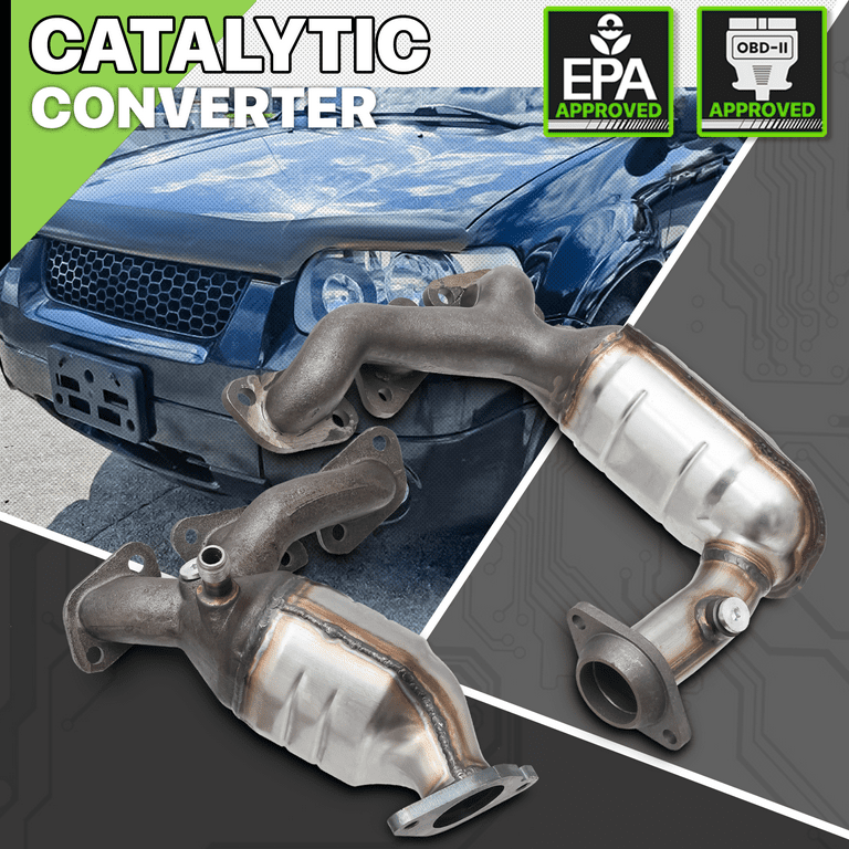 マブラヴ exogularity01&02 Magshion Catalytic Converter Exhaust Manifold For 2001-2008