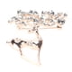 thumbnail image 2 of Broche de ciervo, Pin de moda, cabeza de alce, ropa, traje, decoración, broche, accesorio de regalo, 2 of 8