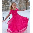 thumbnail image 5 of Bright Pink Lace Dress, 5 of 9