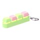 thumbnail image 5 of Llavero Fidget con teclado, juguete relajante para adultos, niños, niñas y adolescentes. Verde y rosa, 5 of 9