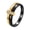 Gold Black, variant on Women's 6mm Ceramic Stainless Steel Ring Inlaid Zirconia Ring Personalized Ring Band Finger Jewelry Silver Pink Size 8