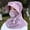 Pink, variant on Summer Protection Faces Shield Sun Hat With Windproof Designs Solar-Powered Fan for Cycling Tea Picking And Outdoor Travel