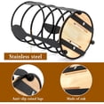 thumbnail image 4 of Stainless Steel Kitchen Utensil Holder, Kitchen Pot Storage Kitchen Accessory, Black (16.5x10x10cm), 4 of 5