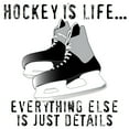 thumbnail image 2 of CafePress - Ice Hockey Is Life Magnets - Rectangle Magnet, 2"x3" Refrigerator Magnet, 2 of 3