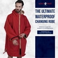 thumbnail image 3 of ALLEN & MATE 100% Waterproof Adult Changing Robe, Oversized Long Sleeve Swim Parka, Windproof Winter Coat for Surf Outdoors, 3 of 8