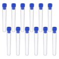 thumbnail image 2 of 50Pcs Clear Storage Tubes For Laboratory Work Transparent Plastic Test Tubes With Caps 15X100mm Leak Prevention, 2 of 5