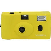YASHICA MF-1 Snapshot Art 35mm Film Camera Set (Yellow)