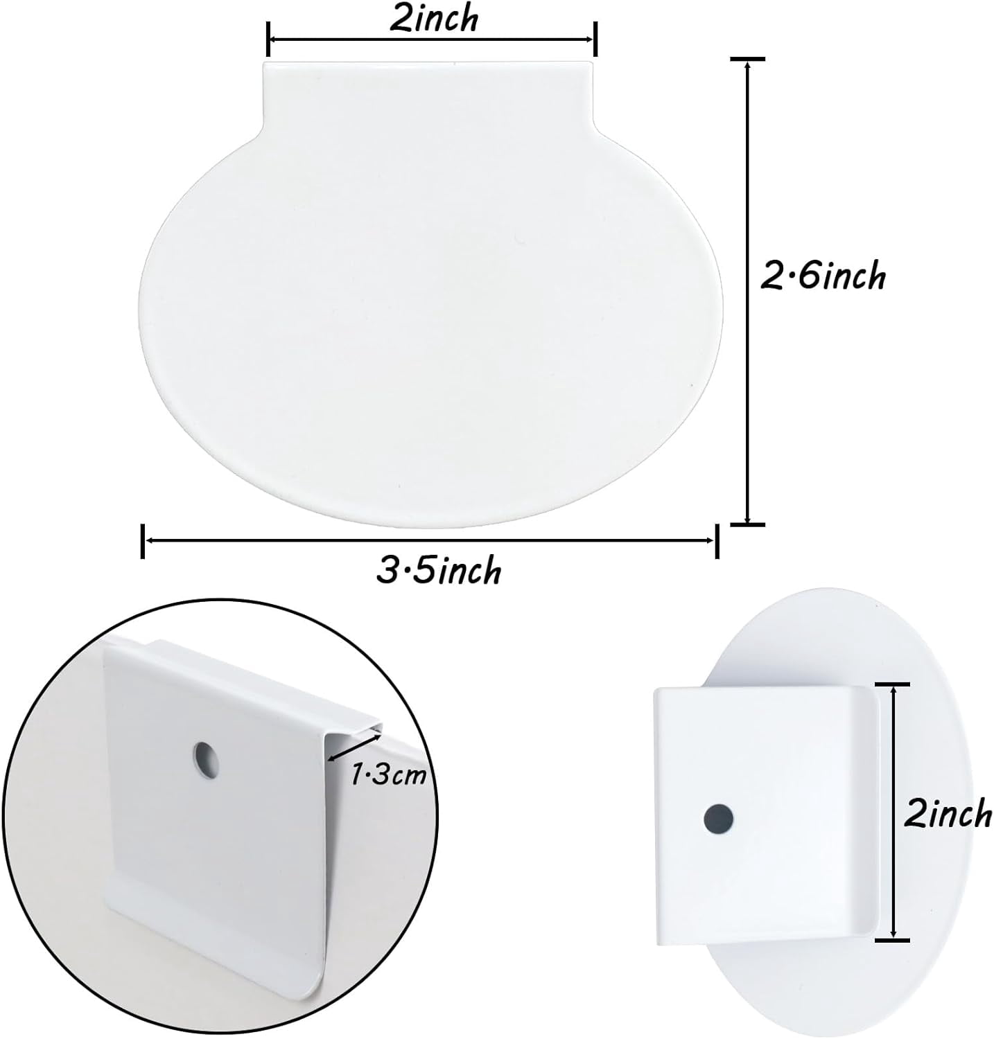 12 Pack Metal Basket Labels Clip On for Storage Bins, Basket Tags White Bin Tags, Removable Pantry Fabric Closet Box Container Holders Hanging Drawer Labels with Chalk Markers
