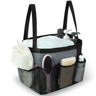 TERRA HOME Portable Shower Caddy Dorm - Foldable Mesh Tote - Dorm Room  Essentials - Durable Hanging Travel Bag - Perfect for College Students,  Men
