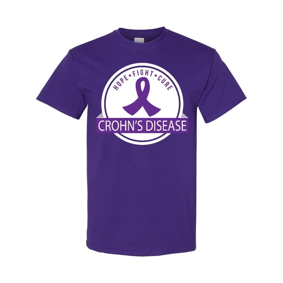 Inktastic Crohn's Disease Hope Fight Cure T-Shirt