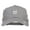 Grey, variant on Taurus Zodiac Sign Embroidered Unstructured Cap - Black OSFM