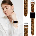 thumbnail image 4 of Compatible Con Apple Watch De Hojas Otoñales Florales De 38/40/41/42/44/45 Mm Para Mujeres Y Hombres, Silicona Suave, Regalos De Acción De Gracias, Decoraciones, Pulsera De Repuesto Para Iwatch Series, 4 of 5