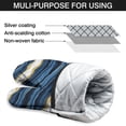thumbnail image 7 of Blue Gold Wave Marble Pattern Shower Curtain OneSize ,Bathroom Decorative Shower Curtains Set with 12 Hooks,Modern Waterproof Washable Shower Curtain, 7 of 7