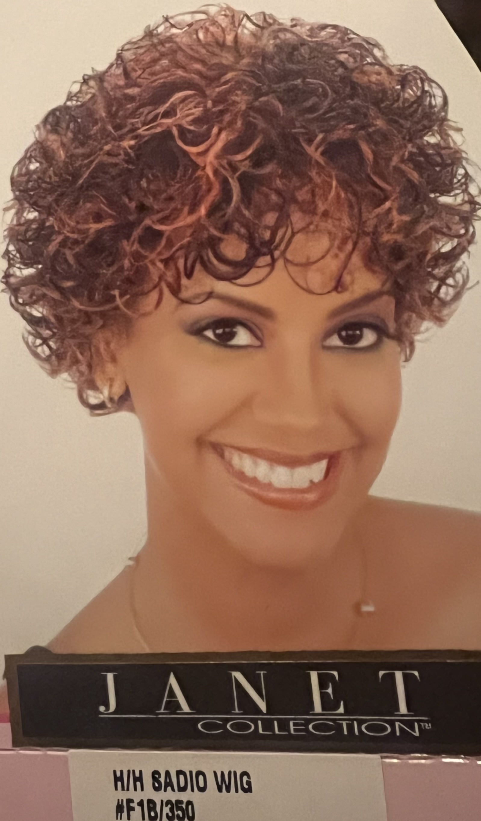 JANET Collection  100%  Human Hair SADIO Wig - Color #F1B/350