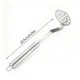 thumbnail image 2 of Stainless Steel Potato Masher, Bean Smasher, Food Fruit Egg Masher Metal,Masher Kitchen Tool, Stainless Steel Set Mashed Potatoes Meat, 2 of 9