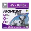 FRONTLINE Plus for Dogs Flea & Tick Large Breed Dog Spot Treatment, 45 - 88 lbs, 3 Count