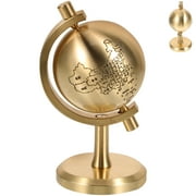 Decor Globes of Earth Copper Car Small Ornaments Office Desk Crafts (all Ornaments) Retro