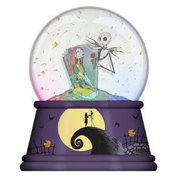 Disney Lights Up Nightmare Before Christmas Snow Globe, Purple