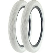 2 Pack Kids Bike Tire 14x2.125 16x2.125 20x2.125 Folding Tire for Kids Bikes Compatible Fits Most Kids Bikes