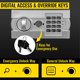 thumbnail image 3 of VEVOR Security Safe 2 Cubic Feet Electronic Safe Box with Electronic Code Lock Digital Safe Box with Two Override Keys Safes Electronic Carbon Steel Material Money Safe for Home, Hotels and Offices VEVOR Security Safe, 3 of 8