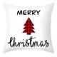 thumbnail image 1 of Funda de cojín de Navidad Decoración de Navidad Funda de cojín de Navidad Regalo de vacaciones Funda de cojín cuadrada Funda de cojín al por mayor (blanco + rojo + negro) (2 piezas) LingWen 8390611091002, 1 of 1