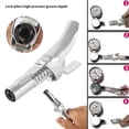thumbnail image 2 of Grease Gun Coupler Manual Grease Pump Grease Fitting Set Locking Fitting Seal Lubrication Tool Quick Release 1/8 ”npt, 2 of 11