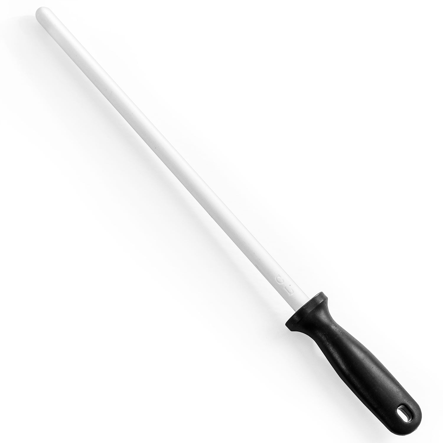 13" Ceramic Kitchen Cook Sharpener Sharpening Honing Stick Rod With Handle NEW 