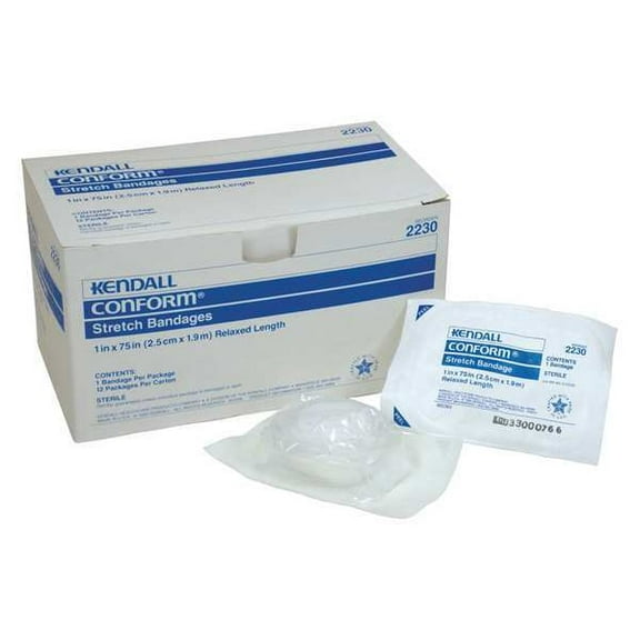 Covidien Stretch Bandage, Cotton/Polyester, PK12 K1CB019230