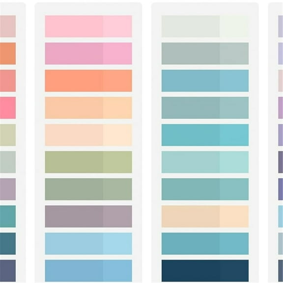 800Pcs Books Tabs for Annotating, Tabs for Notebooks, Sticky Tabs, Morandi Page Markers, Multi-Colored Writeable and Repositionable Book Flags Strip (800Pcs)