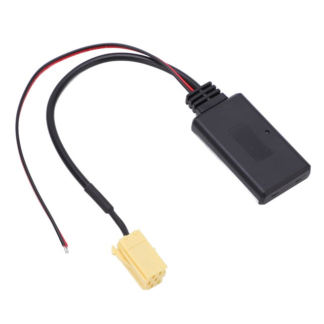 Câble Audio de Voiture 6 Broches Effet Sonore Durable Résistant à l'Usure Remplacement pour 159 2007 et Plus pour Stéréo MINI ISO