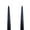 Black, variant on Traditional Danish Style Pointed Taper Candles - 6 Inch - Pairs