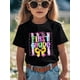 thumbnail image 1 of Kids Cotton T-Shirt, First Of School Top Black Short Sleeve Tee For Grade 1, Print Summer Outdoor Sports Shirts, Back To School First Grade Graphic Tee, 1 of 5