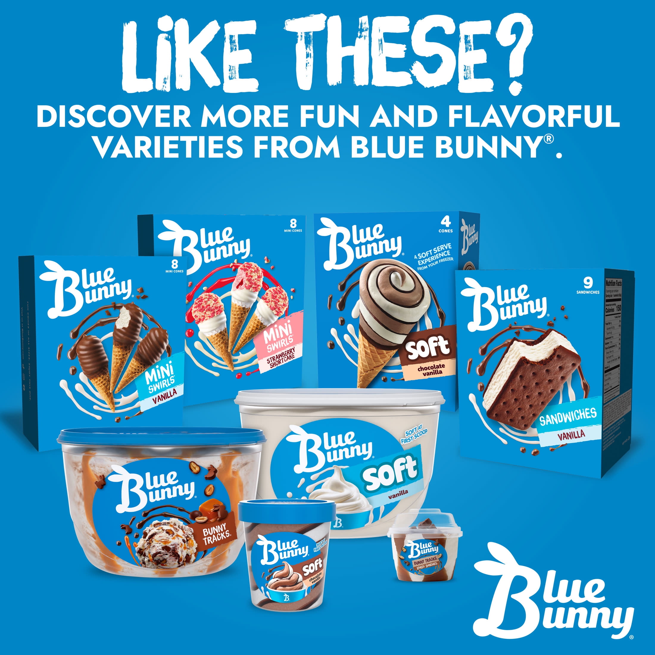 Blue Bunny Super Chunky Cookie Dough Premium Frozen Dessert, 46 fl