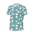 thumbnail image 6 of Wukai Cartoon Funny Goose Print Men's Short-Sleeved Mesh T-Shirt,Quick-Dry Short Sleeve Workout T-Shirt-Large, 6 of 8