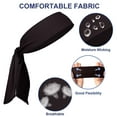 thumbnail image 3 of 3 Pack Head Tie Headbands for Men, Tennis Karate & Ninja Headbands, Athletic Sweatbands for Men Women, 3 of 7
