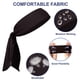 thumbnail image 3 of Paquete de 3 cintas para la cabeza para hombres, cintas para tenis, karate y ninja, cintas para el sudor deportivas para hombres y mujeres., 3 of 7