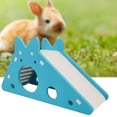 thumbnail image 4 of Walbest Hamster Hideout,Cute Hamster Exercise Toy Wooden Hamster House with Ladder Slide for Guinea Pig Hamster Cage Accessories,Small Animal Habitat Sleeping Nest, 4 of 7