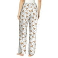 thumbnail image 3 of Xecao Labrador Retriever Dog Women's Straight Lounge Pajama Pants: The Epitome of Relaxed Sleepwear, 3 of 9