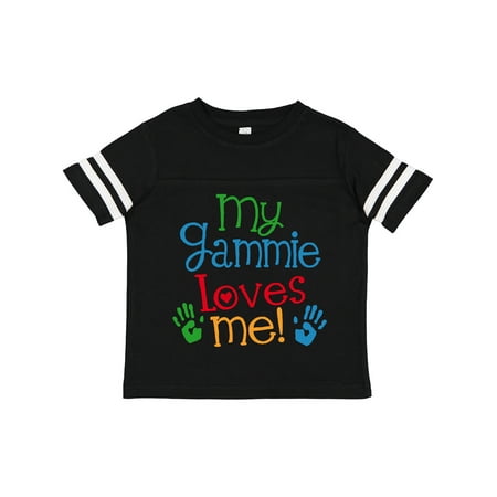 

Inktastic Gammie Loves Me Grandkids Gift Toddler Boy or Toddler Girl T-Shirt