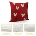 thumbnail image 4 of SHANXI Heart Decor Throw Decorative Throw Pillowcases Valentines Day Decor for Home Sofa 12x12in, 4 of 5