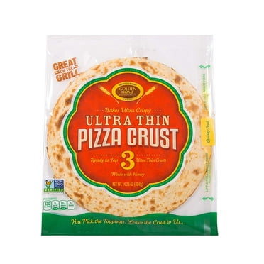 (Pack of 10), Golden Home Ultra-Thin Pizza Crust 12 Inch, 14.25 oz