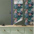 thumbnail image 5 of Ambesonne Garden Art Peel & Stick Wallpaper for Home, Colorful Blossomed Roses, 13"x36", Forest Green Multicolor, 5 of 5
