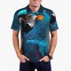 thumbnail image 1 of Fotbe Modern Style Blue Parrot Camiseta Polo de Golf para Hombre con Estampado – Camisa Deportiva Transpirable con Cuello Abotonado-Large, 1 of 6