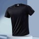 thumbnail image 4 of Ceisia Men's Ice Silk Quick-Dry Crew Neck T-Shirt | Breathable Honeycomb Jacquard Short Sleeve Sports Tee Gifts, 4 of 6